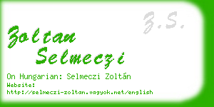 zoltan selmeczi business card